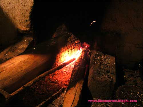 Una chimenea